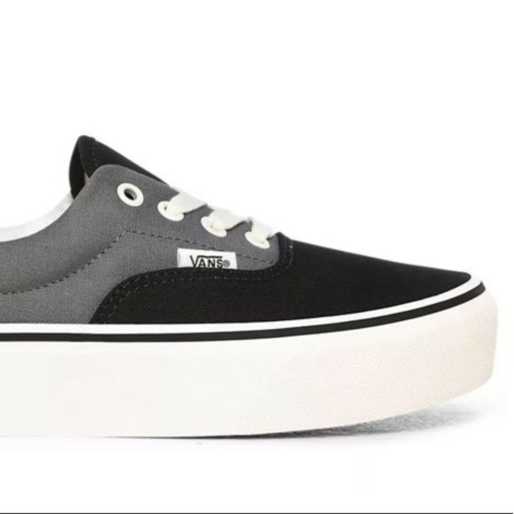 VANS  ERA PLATFORM 2 TONE BLACK/PEWTER SHOES WOMEN - Picture 16 of 16